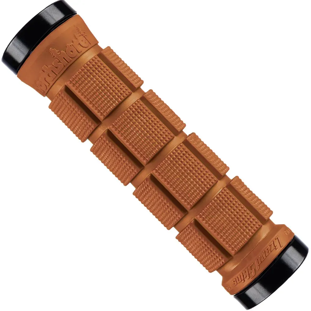 uPRISE Bikes Lizard Skins Northshore Dual Clamp MTB Lock-On Grips - Gum | Price match, 365 day return s, 18-Month Warranty, Finance Available & Free UK Delivery